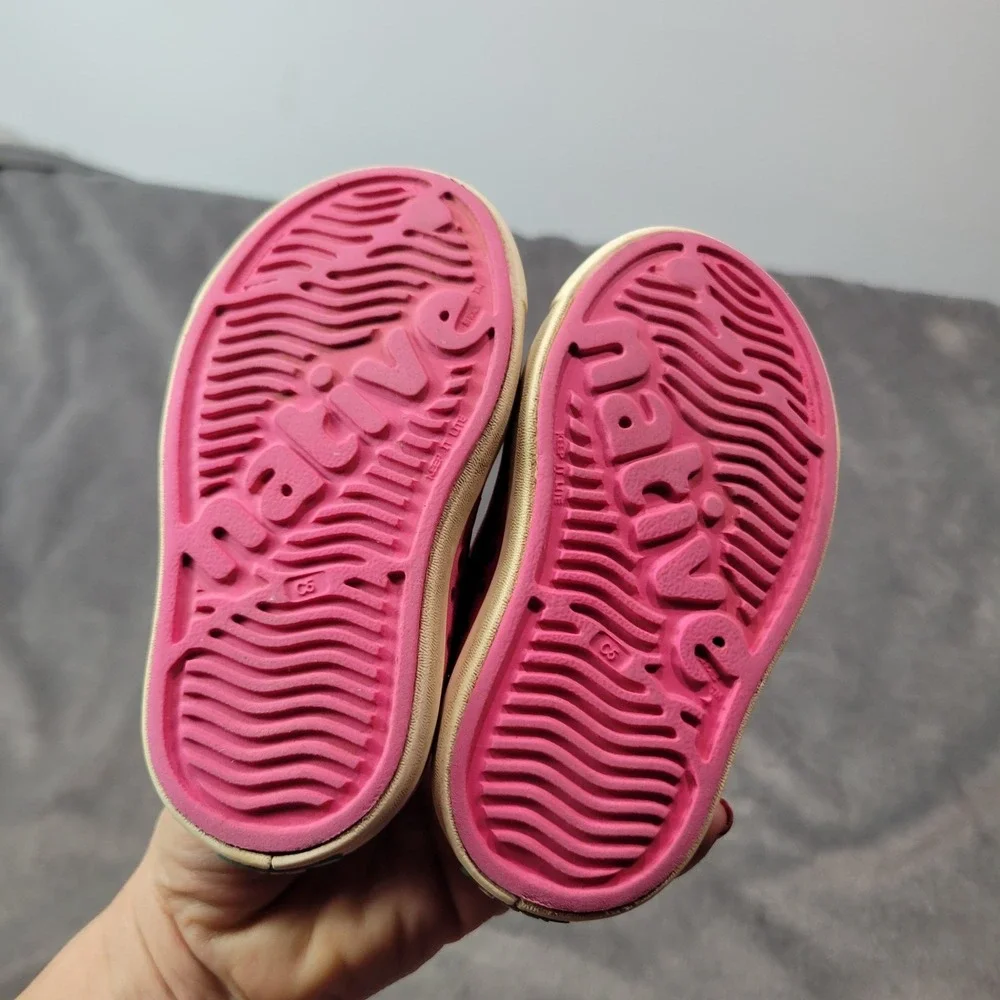 Native Jefferson Kids Pink EVA Slip On Water Shoes Size C5‎ 11100100-6401